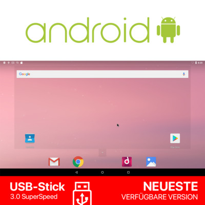 Android 9.0 für PC Betriebssystem Linux | 64GB Boot USB Stick 3.0