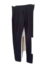 EUC Adidas Dark Gray Cotton Leggings XS with white block Adidas