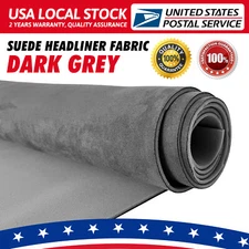 New Gray Headliner Fabric 60"x60" Car Roof Liner Sagging Ceiling Suede US