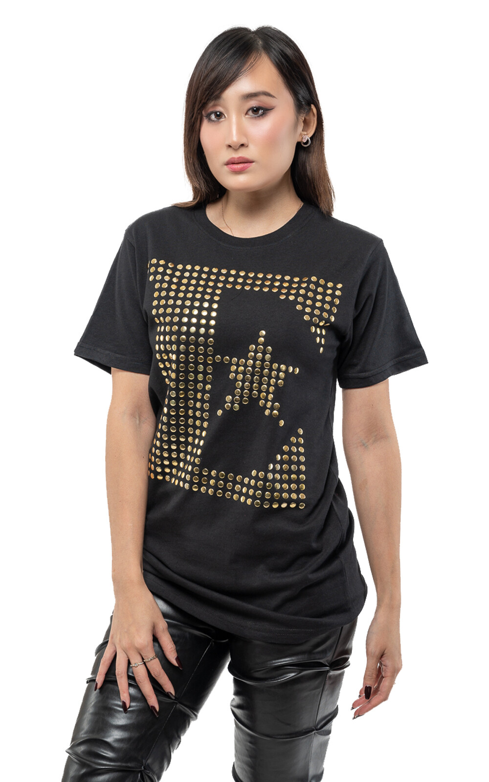 Elton John Diamante E Logo Official Unisex Black T-Shirt