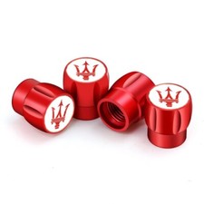 Tapa hermética del vástago del neumático del coche de metal 4 piezas para Maserati Levante Ghibli