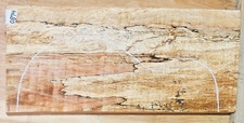 Spalted Maple Figured Wood 0874 Luthier Instrument grade Guitar Billet 22x9.5x2
