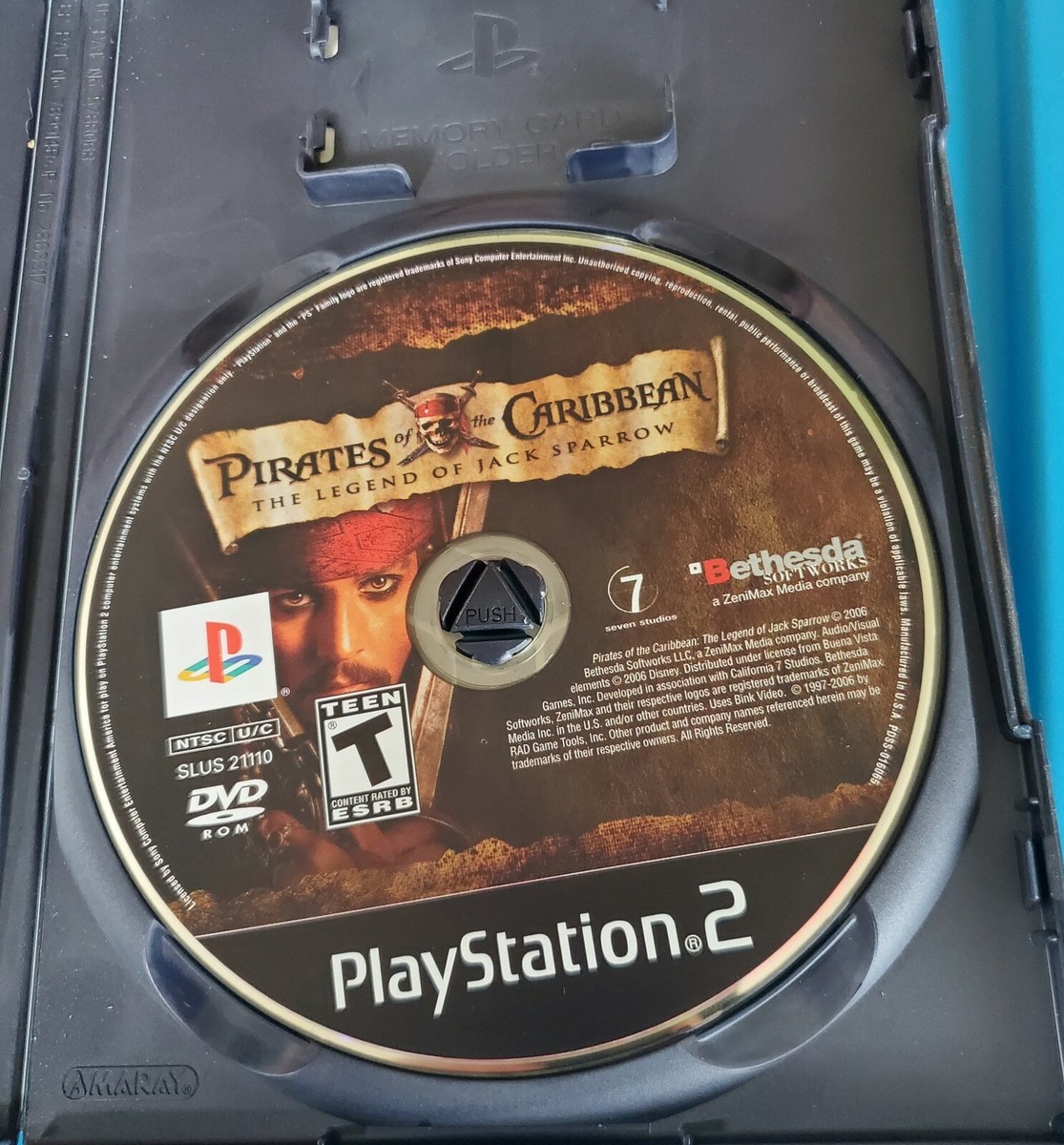 Jeu PS2 Pirates Des Caraïbes : La Légende De Jack Sparrow - Version FR - Très Bon état