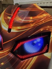 LED Motorrad-Rucksack, Helmtasche, Smart Ruck...