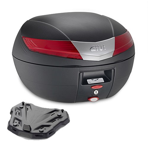Givi V40N Koffer 40LT Mit SR121 Montageplatte Suzuki Gladius 650 2009-2011-image