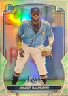 2023 BOWMAN CHROME PROSPECTS JUNIOR CAMINERO 1ST LUNAR GLOW REFRACTOR #BCP-61