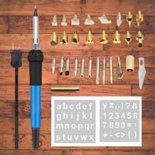 30-piece pyrography pen set 60W engraving pen set Pyrography Soldering iron Wood