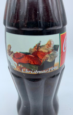 Coca Cola Coke Bottle Christmas Santa Holiday 1996 Vintage 8 Oz New Unopened