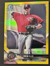 Drew Ellis - 2018 Bowman Chrome #BCP25  Gold /75 (RC)  Arizona Diamondbacks J226