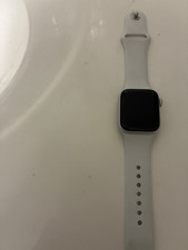 apple watch series 5 with white wrist band