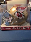 Joe Montana 49ers signed Riddell Super Joe 4 X Champion 3 X MVP mini helmet. JSA