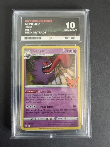 Gengar 057/198 Holo Trick or Trade 2022 -Pokemon TCG -ACE 10