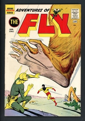 ADVENTURES OF THE FLY #10  Archie 1961 - John Giunta & Marty Epp Art - FN/VF