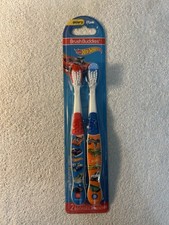 Brush Buddies - HOT WHEELS Toothbrush - Pack of 2 SOFT NEW Sealed