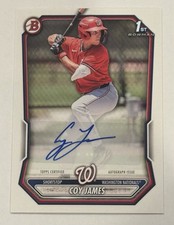 2026 Bowman Coy James Prospect Auto BPA-CJ Nationals