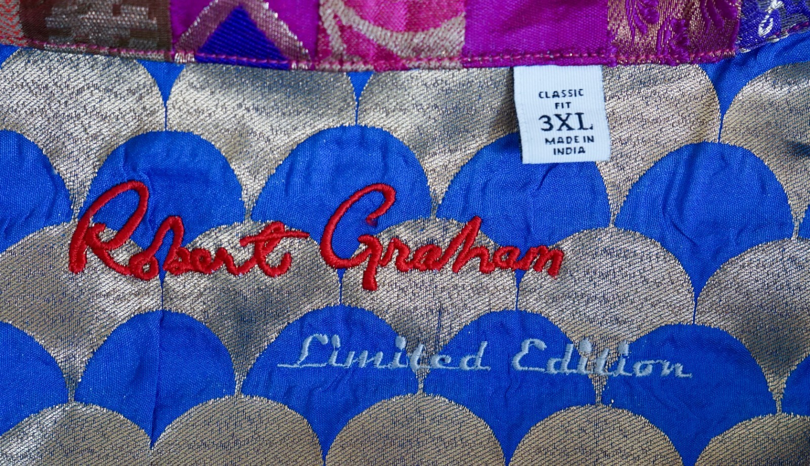 Robert Graham Limited Edition Men Patchwork Butto… - image 3