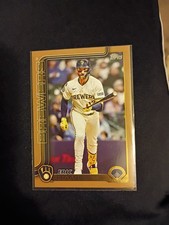 2025 Topps Update ERIC HAASE GOLD /2025 #US30 MILWAUKEE BREWERS