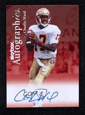 2012 Fleer Retro 1999 Autographics Charlie Ward #99AU-CW Auto vb2