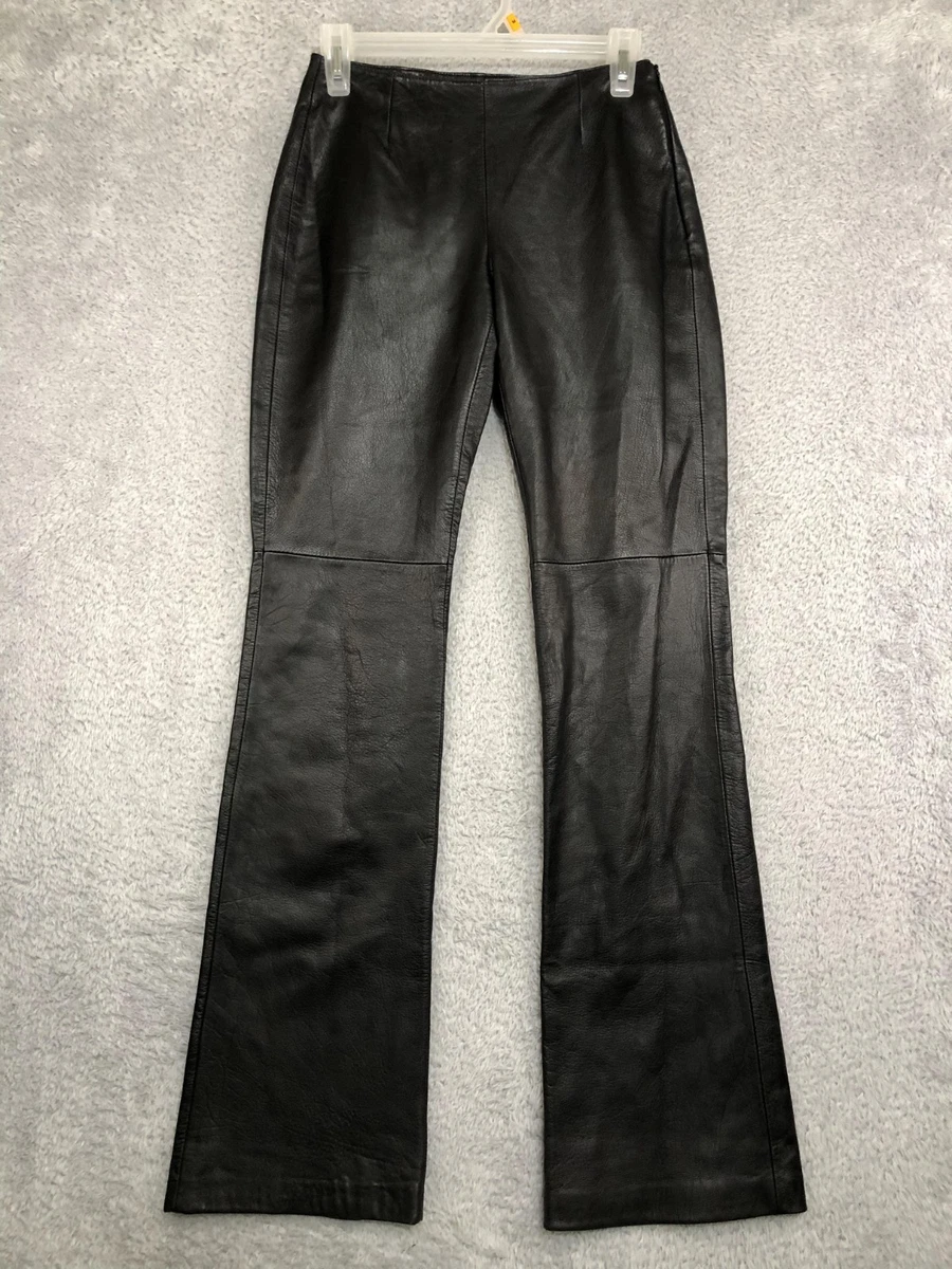 Bootcut Leather Pants for Women for sale - eBay