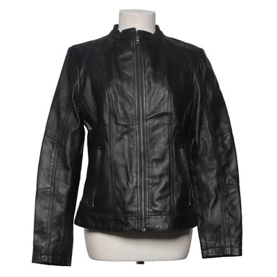 7 eleven, Lederjacke, Damen, Größe: 42, Grau, Leder/Polyester, Einfarbig #nHT