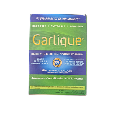 #ad Garlique Healthy Blood Pressure Formula 60 Caplets Supplement 09 2026 $12.21
