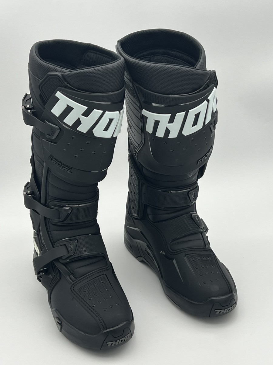 NEW Thor Radial Motocross Boots - Black - Size 10 (Part # 3410