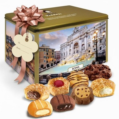 Matilde Vicenzi Roma Cookie Gift Tin - Pastries & Cookies in Individually Wra...