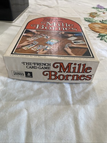 VINTAGE 1971 Parker Brothers MILLE BORNES French CARD GAME COMPLETE - Picture 8 of 8