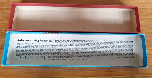 Vintage Dominos Set Greyhound Brand By J.W. Spear & Sons Ltd Full Set VGC - Picture 10 of 18