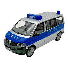 Wiking VW T5 Bus Polizei Hamburg Bus silber/blau H0 Transporter Modellauto