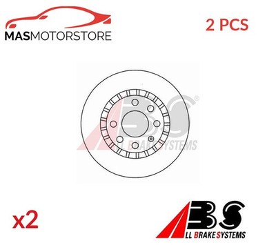 BREMSSCHEIBEN SATZ PAAR VORNE ABS 15878 2PCS P FÜR LOTUS ELAN 1.6L