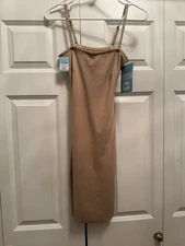 Love Your Assets Sara Blakey Spanx Full Convertible Slip Dress Nude NWT Medium