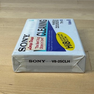 Sony V8-25CLH Video Head Cleaning Cassette Video 8 Hi8 Sealed New