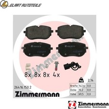 BREMSBELAGSATZ SCHEIBENBREMSE 26416.150.2 FÜR VW ID/.5/.4/.7 SKODA ENYAQ/iV 