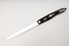 CUTCO Classic Brown No. 1729 Serrated Kitchen "Petite Carver Knife" Made in USA