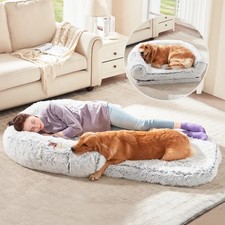 Extra Large Plush Dog Bed - Foldable  Washable for Comfort