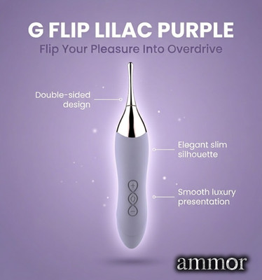 G Flip Lilac Purple Dual Function Vibrator