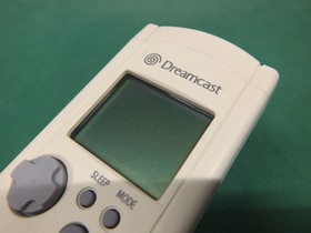 SEGA Dreamcast VISUAL MEMORY UNIT Only. VMU. WHITE. HKT-7000 - JAPAN. DC. 22301