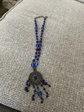 Zad Multicolor Seed Beaded Necklace 