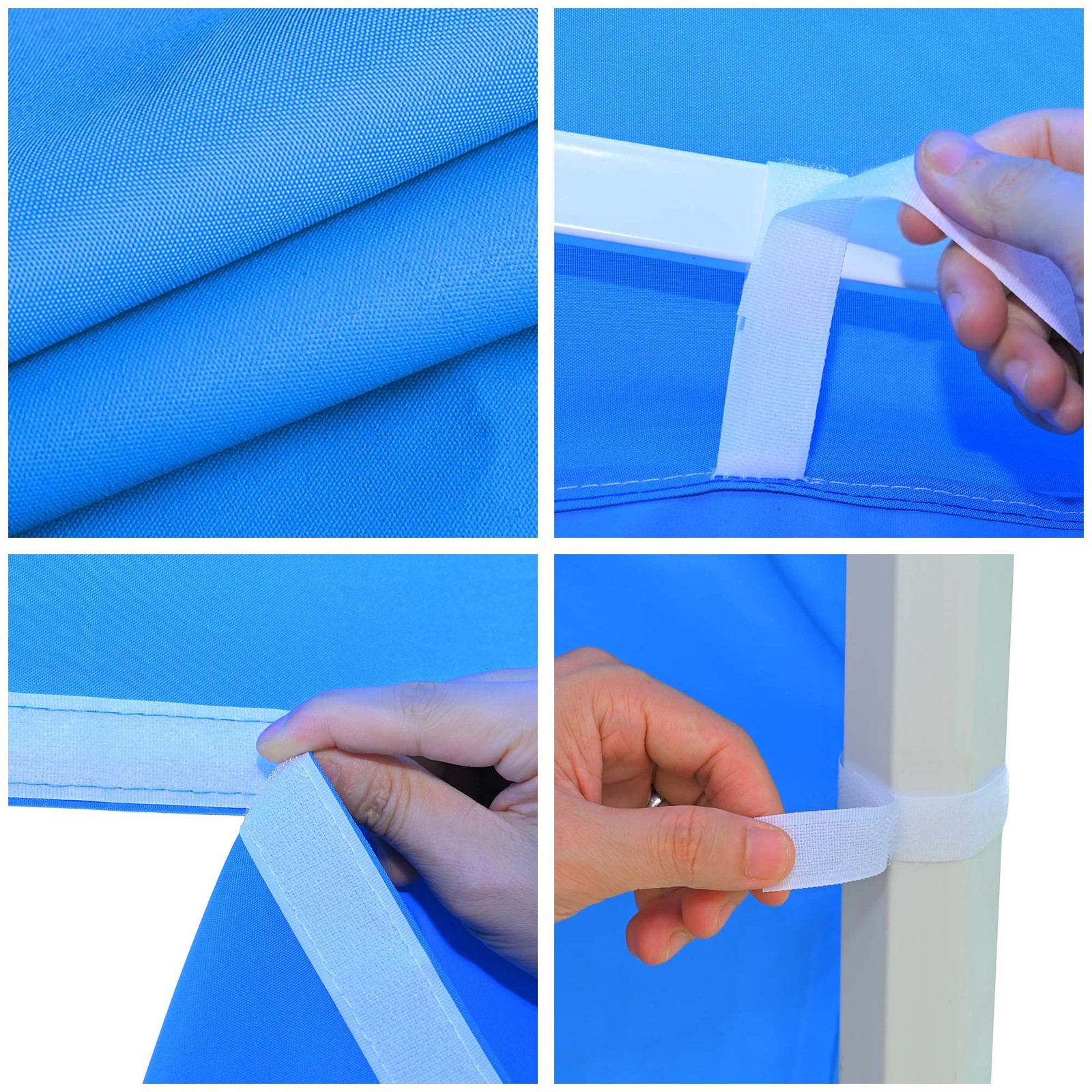 InstaHibit 1 Pack Side Wall for 10x15 Ft EZ Pop Up Canopy Tent UV50+ Shelter Sun