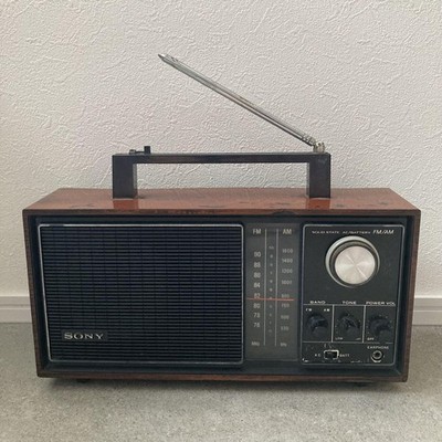 ヴィンテージ SONY トランジスタラジオ TFM-9200 Vintage Sony TFM-9200 Transistor Radio FM/AM - Tested, Good