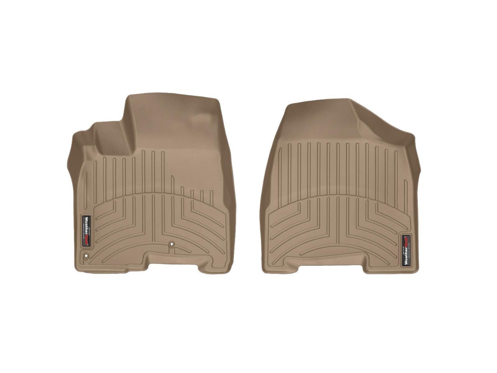 2004-2010 Toyota Sienna 1st Row Tan WeatherTech FloorLiner