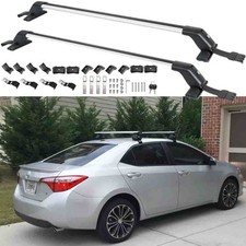 Car Top Roof Rack Cross Bars 41.3 Luggage Carriers For Toyota Corolla 2014-21