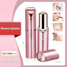 USB Rechargeable Facial Hair Remover for Women   Safe, Painless, and Portable El
