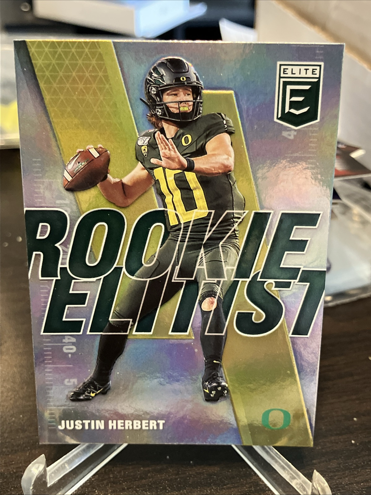 2020 Panini Elite Rookie Elitist Justin Herbert  chargers