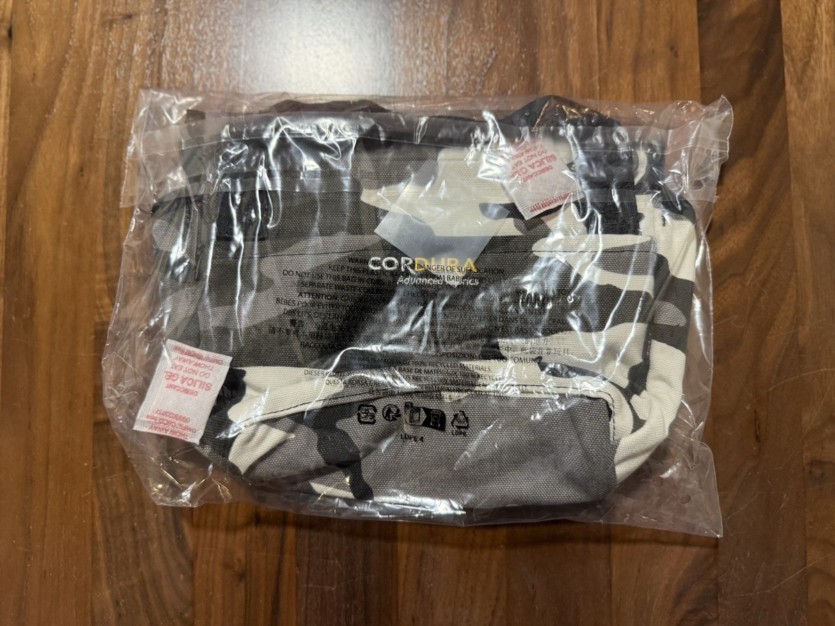 Supreme Mini Messenger Bag in Snow Camo SS25 Water resistant