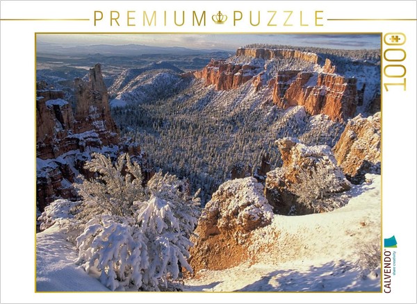Calvendo Puzzle Bryce Canyon National Park, Utah, USA Im Winter | 1000 Teile Leg-image