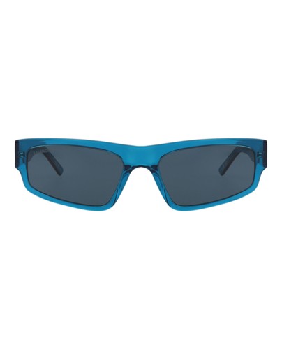 Balenciaga Unisex Square/Rectangle Blue Blue Blue Fashion Designer Eyewear