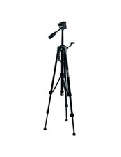 Treppiede nero con adattatore per livella laser universale o Metrica 56-145 mm