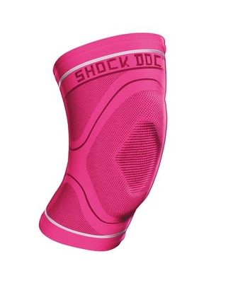 Shock Doctor Compression Kniemanschette mit Gel Support, Pink XS, Knee Sleeve
